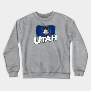 Utah flag Crewneck Sweatshirt